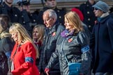 Munitions Workers Association (Group M3, 21 members) during the Royal British Legion March Past on Remembrance Sunday at the Cenotaph, Whitehall, Westminster, London, 11 November 2018, 12:25.