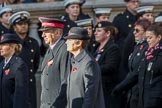 The Salvation Army (Group M6, 30 members) during the Royal British Legion March Past on Remembrance Sunday at the Cenotaph, Whitehall, Westminster, London, 11 November 2018, 12:25.