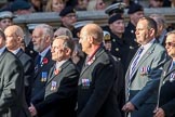 National Association of Retired Police Officers (Group M10, 36 members) during the Royal British Legion March Past on Remembrance Sunday at the Cenotaph, Whitehall, Westminster, London, 11 November 2018, 12:26.