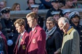 The Old Cryptians Club (Group M22, 18 members) during the Royal British Legion March Past on Remembrance Sunday at the Cenotaph, Whitehall, Westminster, London, 11 November 2018, 12:27.