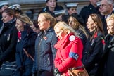 MOD Civilians (Group M26, 17 members) during the Royal British Legion March Past on Remembrance Sunday at the Cenotaph, Whitehall, Westminster, London, 11 November 2018, 12:28.