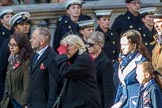 Shot at Dawn Pardons Campaign (Group M28, 24 members) during the Royal British Legion March Past on Remembrance Sunday at the Cenotaph, Whitehall, Westminster, London, 11 November 2018, 12:28.