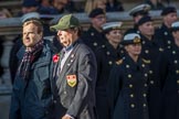 Army Cadet Force Association (Group M35, 2 members)  during the Royal British Legion March Past on Remembrance Sunday at the Cenotaph, Whitehall, Westminster, London, 11 November 2018, 12:28.