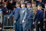 RAF- and Army Cadets (Group M35, ?? members) during the Royal British Legion March Past on Remembrance Sunday at the Cenotaph, Whitehall, Westminster, London, 11 November 2018, 12:29.