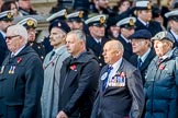 Union Jack Club (Group M46, 12 members) during the Royal British Legion March Past on Remembrance Sunday at the Cenotaph, Whitehall, Westminster, London, 11 November 2018, 12:31.
