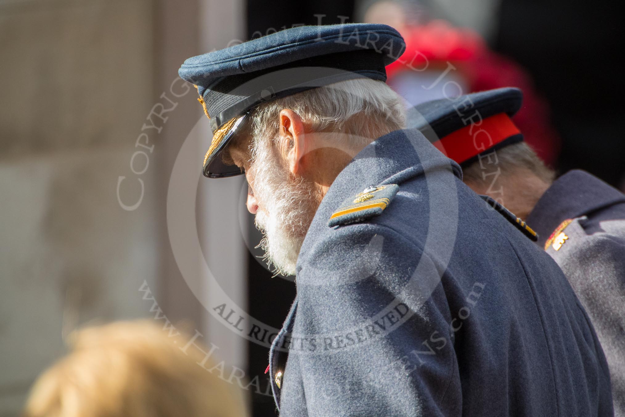 HRH Prince Michael of Kent at the Cenotaph during the Remembrance Sunday Cenotaph Ceremony 2018 at Horse Guards Parade, Westminster, London, 11 November 2018, 11:07.