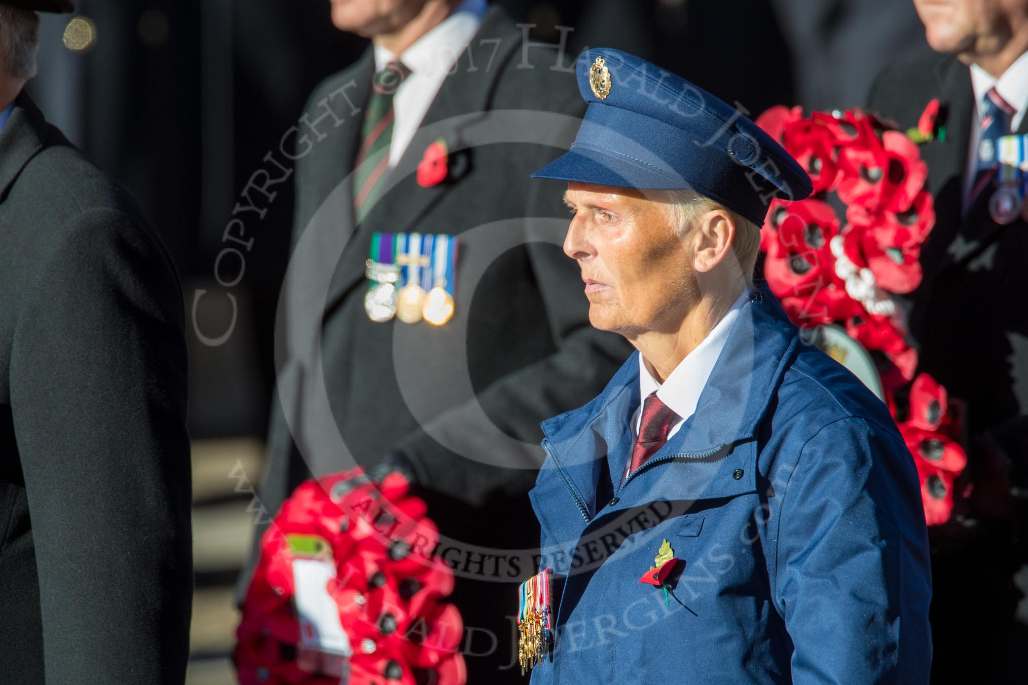 ??? as representatives of London Transport during the Remembrance Sunday Cenotaph Ceremony 2018 at Horse Guards Parade, Westminster, London, 11 November 2018, 11:28.