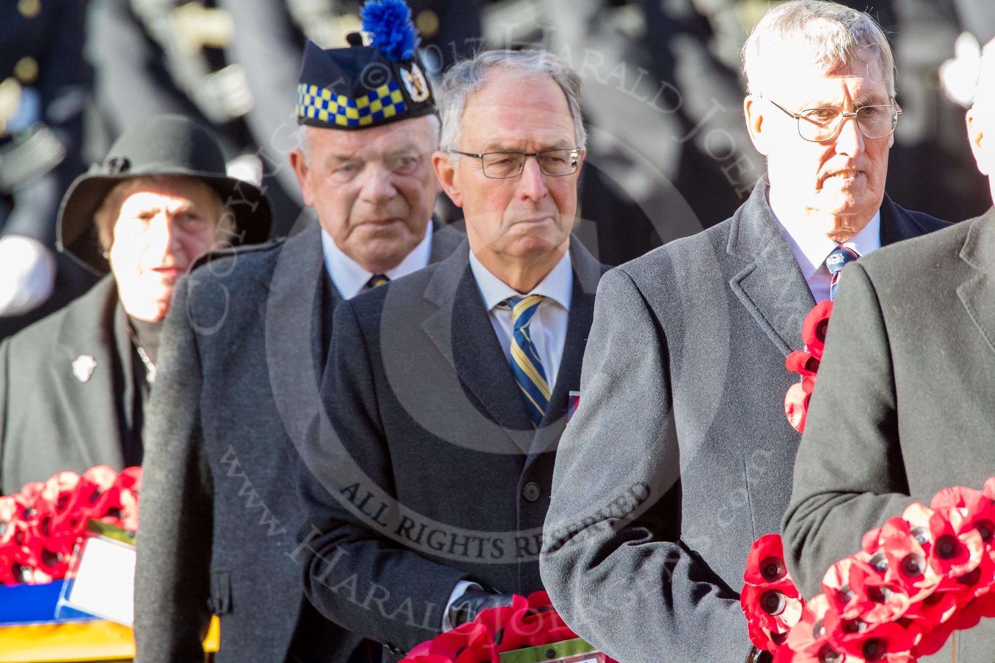 during Remembrance Sunday Cenotaph Ceremony 2018 at Horse Guards Parade, Westminster, London, 11 November 2018, 11:30.