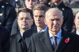Photo #171 (1811111057071X20111HaraldJoergens) The Rt Hon Gavin Williamson CBE MP (Secretary of State for Defence) during the Remembrance Sunday Cenotaph Ceremony 2018 at Horse Guards Parade, Westminster, London, 11 November 2018, 10:57.