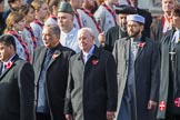 Photo #175 (1811111057281X20140HaraldJoergens) The representatives of the faith communities during the Remembrance Sunday Cenotaph Ceremony 2018 at Horse Guards Parade, Westminster, London, 11 November 2018, 10:57.