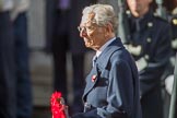 The Rt Hon The Lord Fowler, Lord Speaker, (on behalf of Parliament representing members of the House of Lords)   during the Remembrance Sunday Cenotaph Ceremony 2018 at Horse Guards Parade, Westminster, London, 11 November 2018, 11:10.
