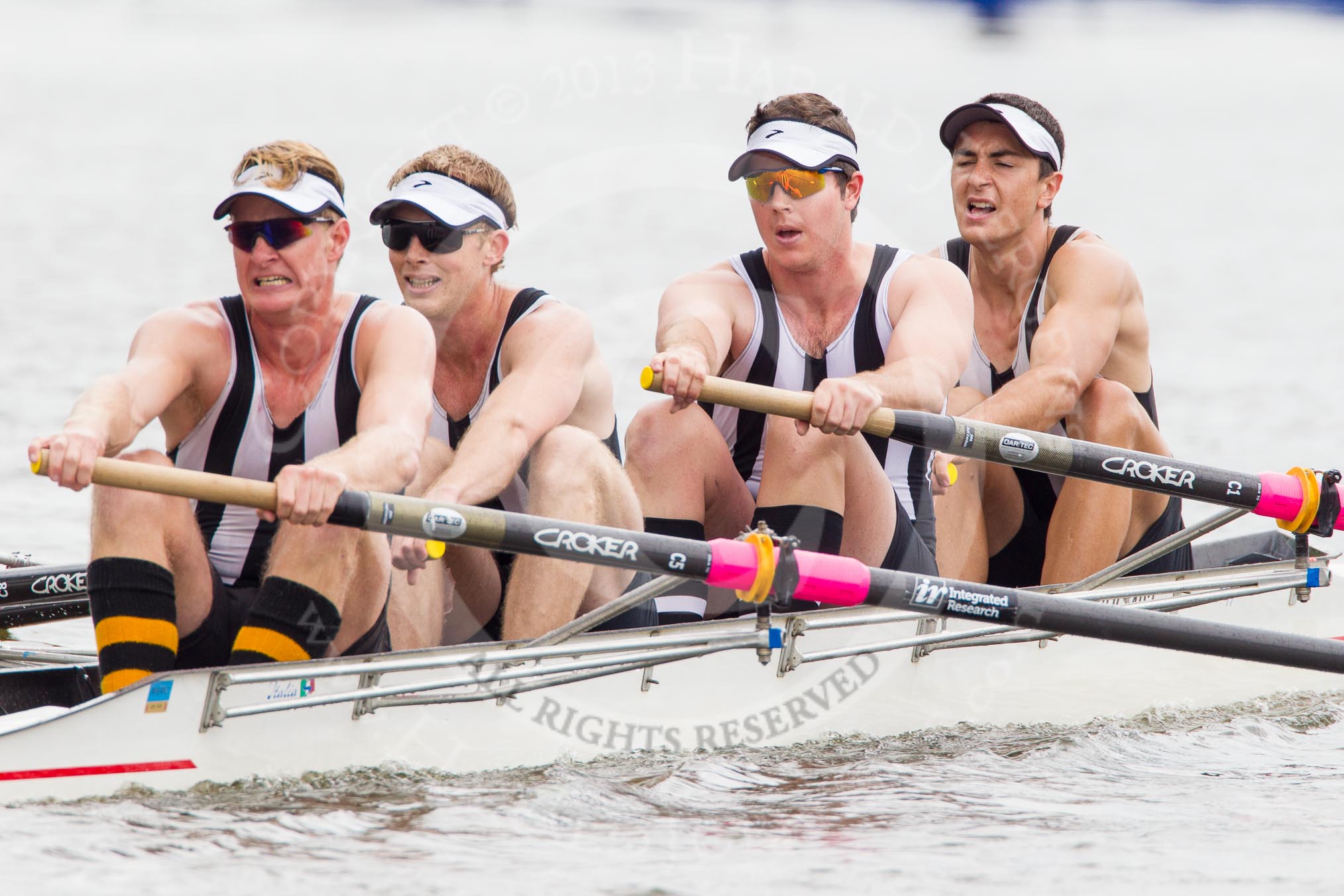 Henley Royal Regatta 2012 (Thursday): Race 37, Wyfold Challenge Cup:  Wallingford Rowing Club (254, Bucks) v Ana Rowing Club, Australia (211, Berks).
River Thames beteen Henley-on-Thames and Remenham/Temple Island ,
Henley-on-Thames,
Oxfordshire,
United Kingdom,
on 28 June 2012 at 14:11, image #267