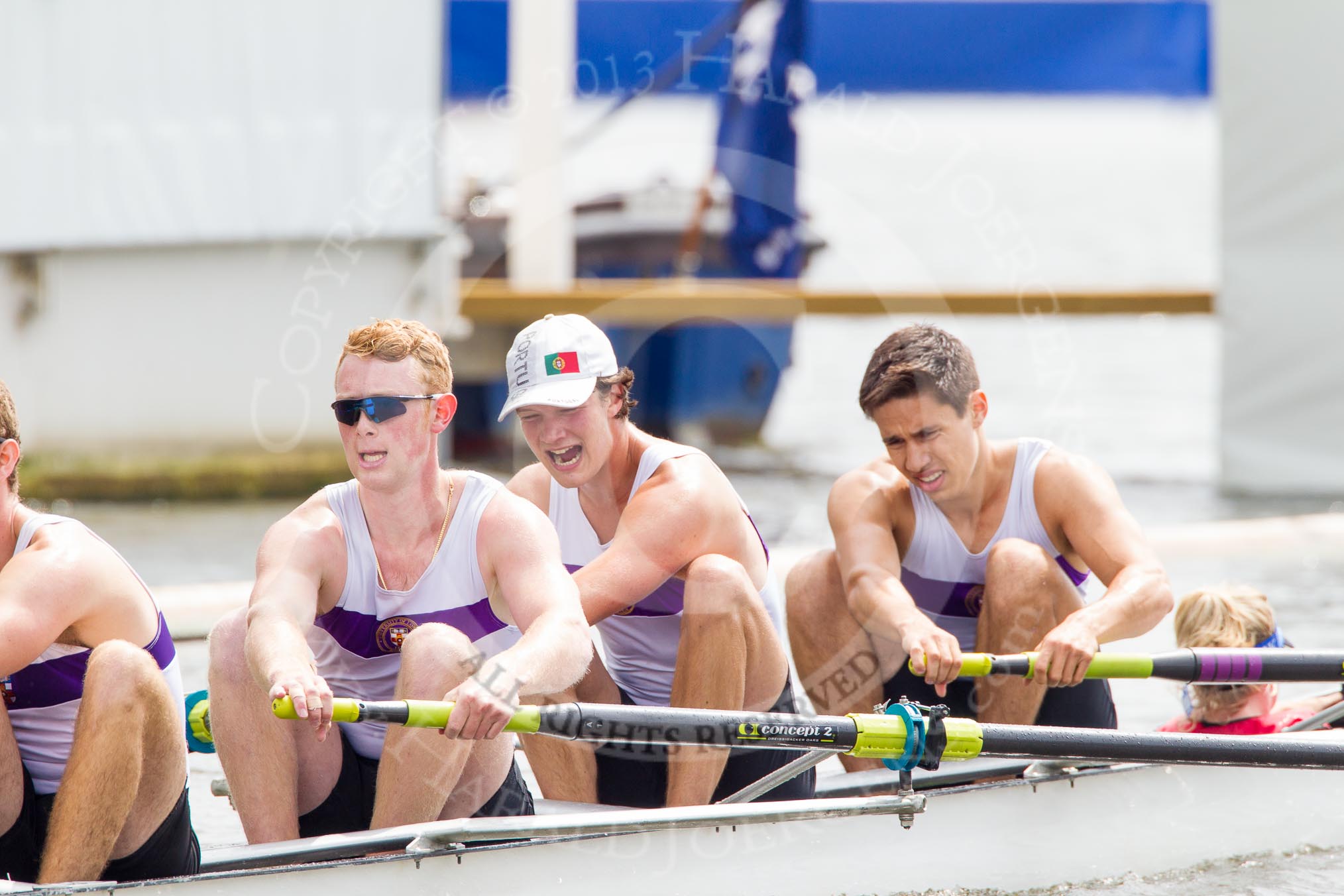 Henley Royal Regatta 2012 (Thursday).
River Thames beteen Henley-on-Thames and Remenham/Temple Island ,
Henley-on-Thames,
Oxfordshire,
United Kingdom,
on 28 June 2012 at 14:22, image #284