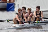 Henley Royal Regatta 2012 (Thursday): Race 4, Prince Albert Challenge Cup:  Imperial College London (383, Bucks) v University of Warwick (403, Berks).
River Thames beteen Henley-on-Thames and Remenham/Temple Island ,
Henley-on-Thames,
Oxfordshire,
United Kingdom,
on 28 June 2012 at 09:21, image #15