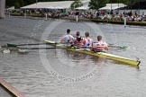 Henley Royal Regatta 2012 (Thursday): Race 18, Visitor's Challenge Cup:  Ruderverein Wiking Linz und Wiener Ruderclub LIA, Austria. (208, Bucks) v London Rowing Club  (199, Berks).
River Thames beteen Henley-on-Thames and Remenham/Temple Island ,
Henley-on-Thames,
Oxfordshire,
United Kingdom,
on 28 June 2012 at 10:46, image #123