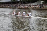 Henley Royal Regatta 2012 (Thursday): Race 34, Prince of Wales Challenge Cup:  Melbourne University, Australia (277, Bucks) v Rudern, Tennis und Hockey Club Bayer Leverkusen  (282, Berks).
River Thames beteen Henley-on-Thames and Remenham/Temple Island ,
Henley-on-Thames,
Oxfordshire,
United Kingdom,
on 28 June 2012 at 12:20, image #243