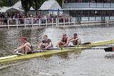 Henley Royal Regatta 2012 (Thursday): Race 42, Wyford Challenge Cup:  Thames Rowing Club (243, Bucks) v Nottingham Rowing Club 'B' (232, Berks).
River Thames beteen Henley-on-Thames and Remenham/Temple Island ,
Henley-on-Thames,
Oxfordshire,
United Kingdom,
on 28 June 2012 at 14:49, image #312