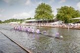 Henley Royal Regatta 2012 (Thursday): Race 51, Temple Challenge Cup:  Durham University (68, Bucks) v Amsterdamsche Studenten Roeivereenigung Nereus, Holland 'B' (56, Berks).
River Thames beteen Henley-on-Thames and Remenham/Temple Island ,
Henley-on-Thames,
Oxfordshire,
United Kingdom,
on 28 June 2012 at 15:35, image #369