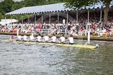 Henley Royal Regatta 2012 (Thursday): Race 51, Temple Challenge Cup:  Durham University (68, Bucks) v Amsterdamsche Studenten Roeivereenigung Nereus, Holland 'B' (56, Berks).
River Thames beteen Henley-on-Thames and Remenham/Temple Island ,
Henley-on-Thames,
Oxfordshire,
United Kingdom,
on 28 June 2012 at 15:35, image #372