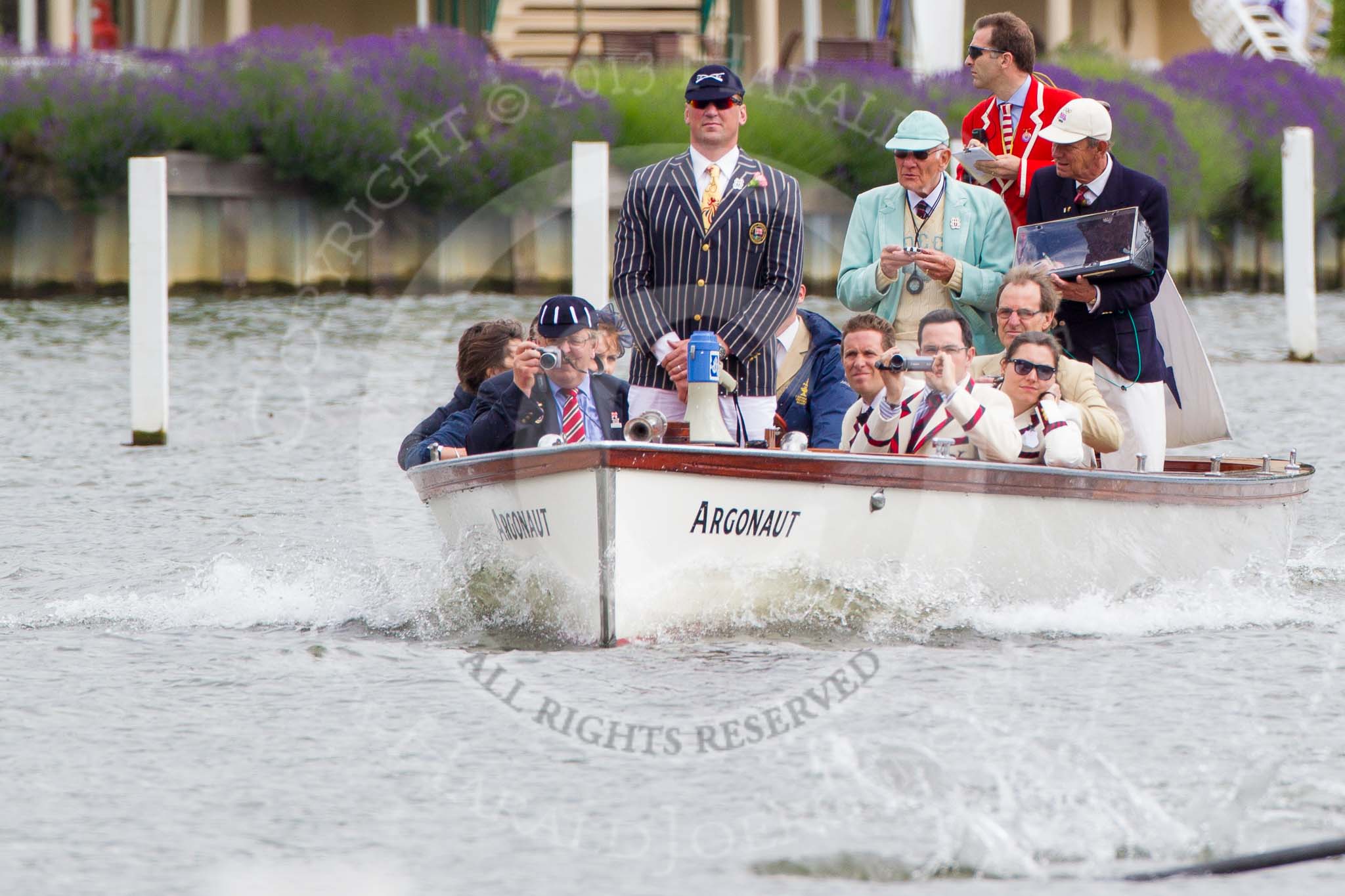 Henley Royal Regatta 2013, Thursday.
River Thames between Henley and Temple Island,
Henley-on-Thames,
Berkshire,
United Kingdom,
on 04 July 2013 at 10:41, image #72
