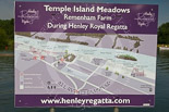 Henley Royal Regatta 2013, Saturday: Map of Temple Island Meadows and Remenham Farm during the Henley Royal Regatta. The camera position for almost all Saturday photos is left to "Chinawhite" on the map. Image #56, 06 July 2013 09:24 River Thames, Henley on Thames, UK