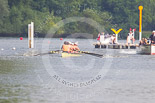 Henley Royal Regatta 2013, Saturday: Race No. 12 for the Temple Challenge Cup, St. Petersburg University, Russia (orage), v Delftsche Studenten Roeivereeninging Laga, Holland (red). Image #243, 06 July 2013 11:51 River Thames, Henley on Thames, UK