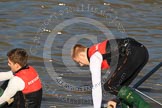The Boat Race season 2012 - fixture OUBC vs German U23: German U23 - Rene Stueven (left), and Maximilian Johanning..
River Thames between Putney and Mortlake,
London,

United Kingdom,
on 26 February 2012 at 14:47, image #13