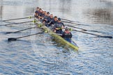 The Boat Race season 2012 - OUBC training: Bow Dr. Alexander Woods, 2 William Zeng, 3 Kevin Baum, 4 Alexander Davidson, 5 Karl Hudspith, 6 Dr. Hanno Wienhausen, 7 Dan Harvey, stroke Roel Haen, and cox Zoe de Toledo..


Oxfordshire,
United Kingdom,
on 20 March 2012 at 15:01, image #19