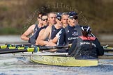 The Boat Race season 2012 - OUBC training: Bow Dr. Alexander Woods, 2 William Zeng, 3 Kevin Baum, 4 Alexander Davidson, 5 Karl Hudspith, 6 Dr. Hanno Wienhausen, 7 Dan Harvey, stroke Roel Haen, and cox Zoe de Toledo..


Oxfordshire,
United Kingdom,
on 20 March 2012 at 15:59, image #71