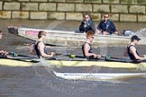 The Boat Race season 2012 - fixture OUBC vs Leander: The OUBC Isis crew racing Tideway Scullers -3 seat Julian Bubb-Humfryes, 4 Ben Snodin, 5 Joe Dawson, and 6 seat Geordie Macleod..




on 24 March 2012 at 14:00, image #68