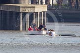 The Boat Race season 2012 - fixture CUBC vs Molesey BC: The start of the race, Behind the Cambridge Blue Boat umpire Boris Rankov..




on 25 March 2012 at 15:17, image #100