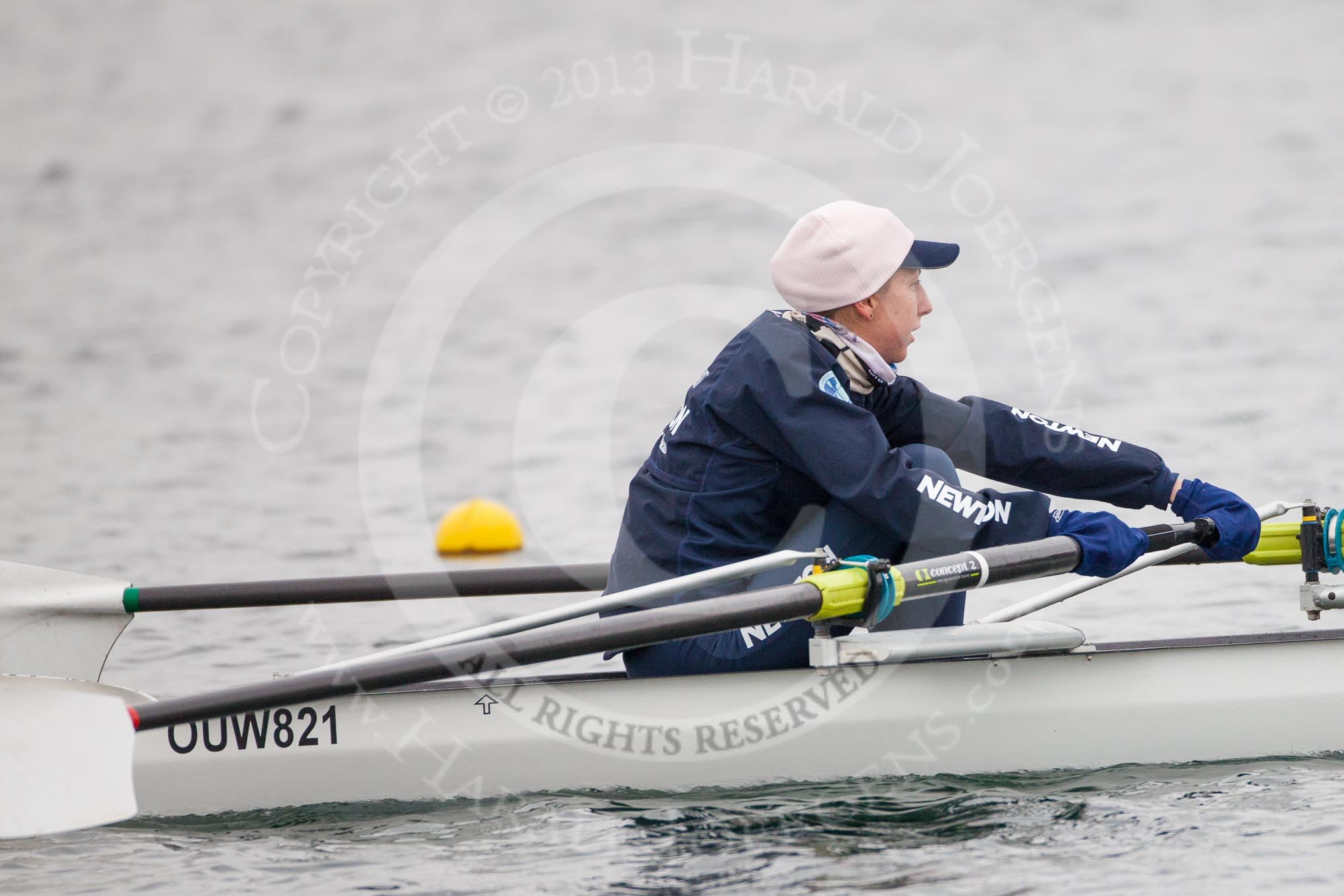 The Boat Race season 2013 - fixture OUWBC vs Molesey BC: OUWBC bow Mariann Novak..
Dorney Lake,
Dorney, Windsor,
Berkshire,
United Kingdom,
on 24 February 2013 at 11:45, image #67