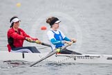 The Boat Race season 2013 - fixture OUWBC vs Molesey BC: Molesey BC seven-Gabby Rodriguez and stroke-Sam Fowler..
Dorney Lake,
Dorney, Windsor,
Berkshire,
United Kingdom,
on 24 February 2013 at 12:03, image #106