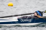 The Boat Race season 2013 - fixture OUWBC vs Molesey BC: OUWBC's cox Sonya Milanova in a coxed four at Dorney Lake..
Dorney Lake,
Dorney, Windsor,
Berkshire,
United Kingdom,
on 24 February 2013 at 12:14, image #121