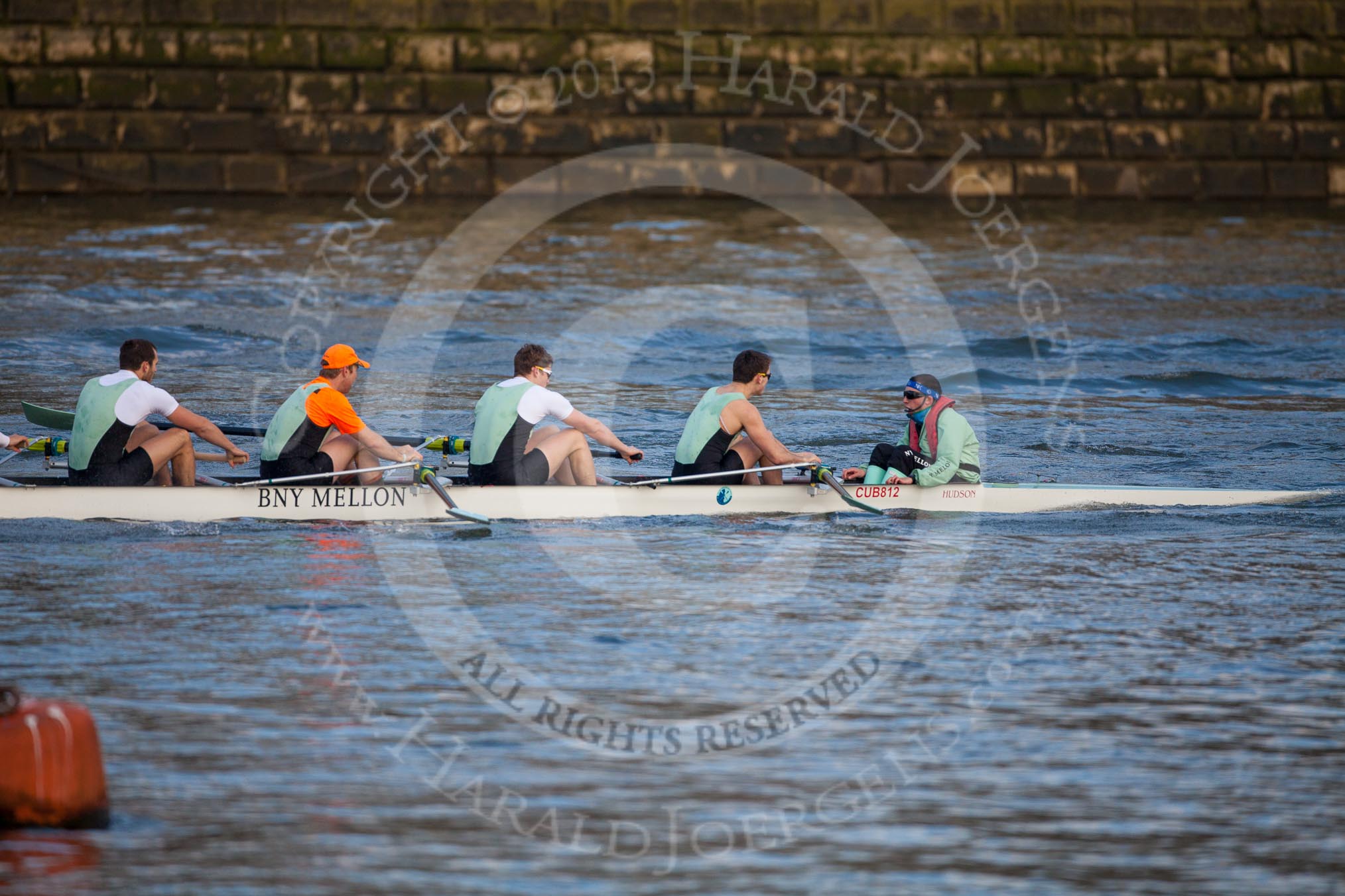 The Boat Race season 2013 - fixture CUBC vs Leander: The Goldie vs Imperial BC fixture..
River Thames Tideway between Putney Bridge and Mortlake,
London SW15,

United Kingdom,
on 02 March 2013 at 15:23, image #37