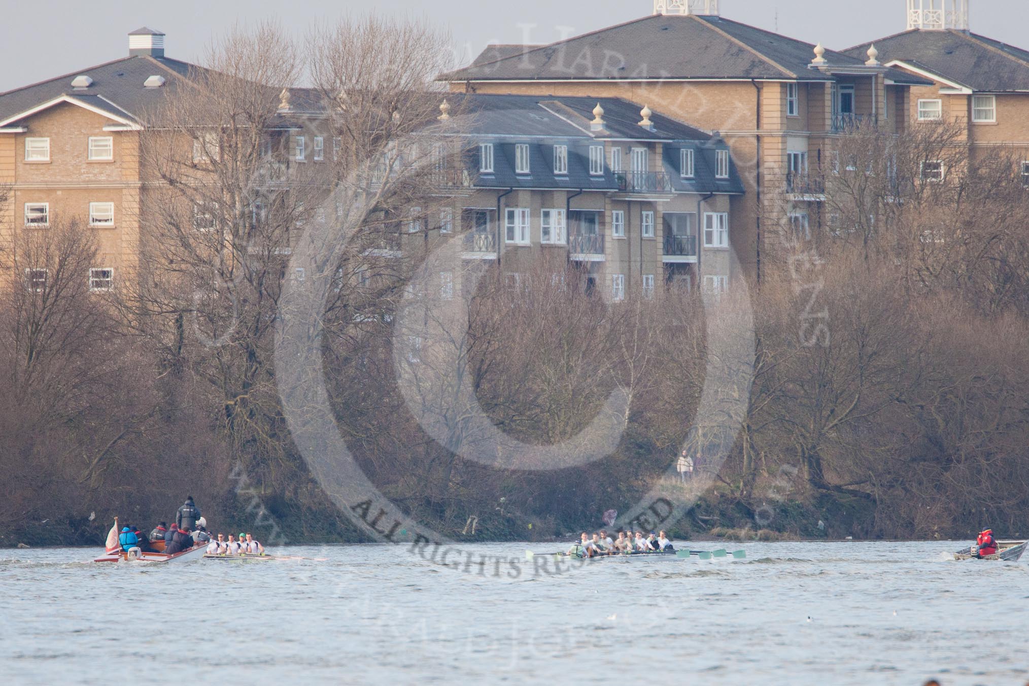 The Boat Race season 2013 - fixture CUBC vs Leander.
River Thames Tideway between Putney Bridge and Mortlake,
London SW15,

United Kingdom,
on 02 March 2013 at 16:00, image #167