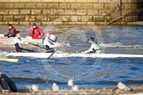 The Boat Race season 2013 - fixture CUBC vs Leander.
River Thames Tideway between Putney Bridge and Mortlake,
London SW15,

United Kingdom,
on 02 March 2013 at 15:58, image #127