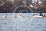 The Boat Race season 2013 - fixture CUBC vs Leander.
River Thames Tideway between Putney Bridge and Mortlake,
London SW15,

United Kingdom,
on 02 March 2013 at 15:59, image #151