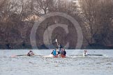 The Boat Race season 2013 - fixture CUBC vs Leander.
River Thames Tideway between Putney Bridge and Mortlake,
London SW15,

United Kingdom,
on 02 March 2013 at 15:59, image #154