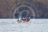 The Boat Race season 2013 - fixture CUBC vs Leander.
River Thames Tideway between Putney Bridge and Mortlake,
London SW15,

United Kingdom,
on 02 March 2013 at 15:59, image #160