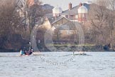The Boat Race season 2013 - fixture CUBC vs Leander.
River Thames Tideway between Putney Bridge and Mortlake,
London SW15,

United Kingdom,
on 02 March 2013 at 16:00, image #162