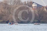 The Boat Race season 2013 - fixture CUBC vs Leander.
River Thames Tideway between Putney Bridge and Mortlake,
London SW15,

United Kingdom,
on 02 March 2013 at 16:00, image #164