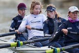 The Boat Race season 2013 - OUWBC training: In the OUWBC Blue Boat Mariann Novak at bow, then Alice Carrington-Windo, Mary Foord-Weston, and Jo Lee..
River Thames,
Wallingford,
Oxfordshire,
United Kingdom,
on 13 March 2013 at 17:02, image #45