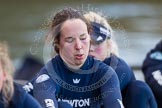 The Boat Race season 2013 - OUWBC training: In the OUWBC Blue Boat 6 seat Harriet Keane and 5 seat Amy Varney..
River Thames,
Wallingford,
Oxfordshire,
United Kingdom,
on 13 March 2013 at 17:02, image #48