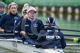 The Boat Race season 2013 - OUWBC training: Osiris, the OUWBC reserve boat:  Rachel Purkess, Caitlin Goss, Annika Bruger, stroke Emily Chittock, and cox Sophie Shawdon..
River Thames,
Wallingford,
Oxfordshire,
United Kingdom,
on 13 March 2013 at 17:04, image #66