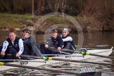 Photo 1303131802155D28533HaraldJoergens The Boat Race season 2013 - OUWBC training: In Osiris, the OUWBC reserve boat 4 seat Eleanor Darlington, Hannah Ledbury, Elspeth Cumber, and bow Coralie Viollet-Djelassi..
River Thames,
Wallingford,
Oxfordshire,
United Kingdom,
on 13 March 2013 at 18:02, image #217