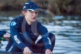 The Boat Race season 2013 - OUWBC training: In Osiris, the OUWBC reserve boat, 6 seat Annika Bruger..
River Thames,
Wallingford,
Oxfordshire,
United Kingdom,
on 13 March 2013 at 18:05, image #225