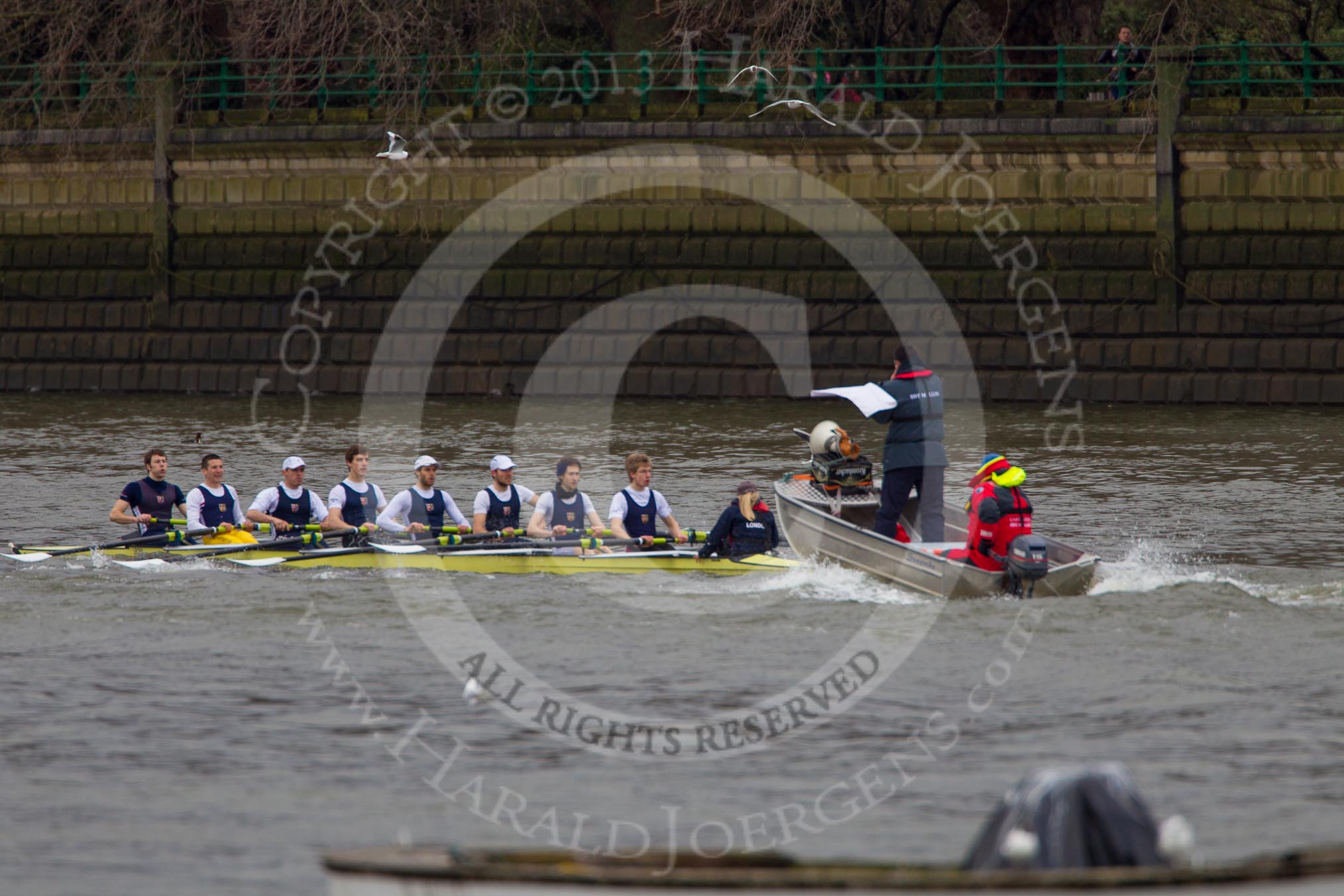 The Boat Race season 2013 - fixture CUBC vs Molesey BC, Goldie vs London RC.
Tideway,
London SW15,

United Kingdom,
on 16 March 2013 at 15:11, image #53