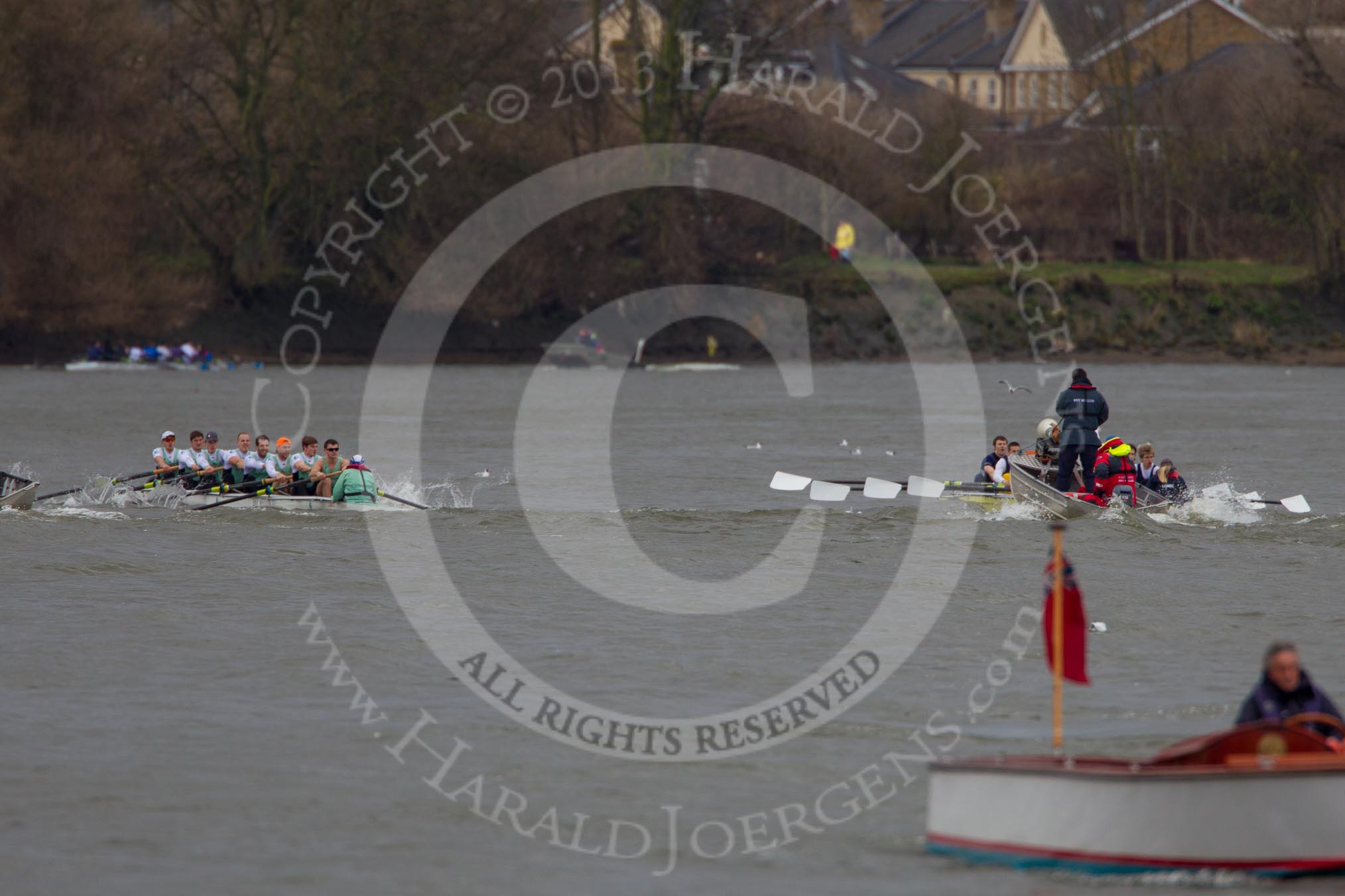 The Boat Race season 2013 - fixture CUBC vs Molesey BC, Goldie vs London RC.
Tideway,
London SW15,

United Kingdom,
on 16 March 2013 at 15:12, image #61