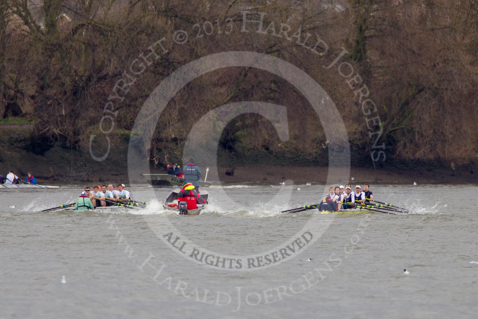 The Boat Race season 2013 - fixture CUBC vs Molesey BC, Goldie vs London RC.
Tideway,
London SW15,

United Kingdom,
on 16 March 2013 at 15:12, image #69